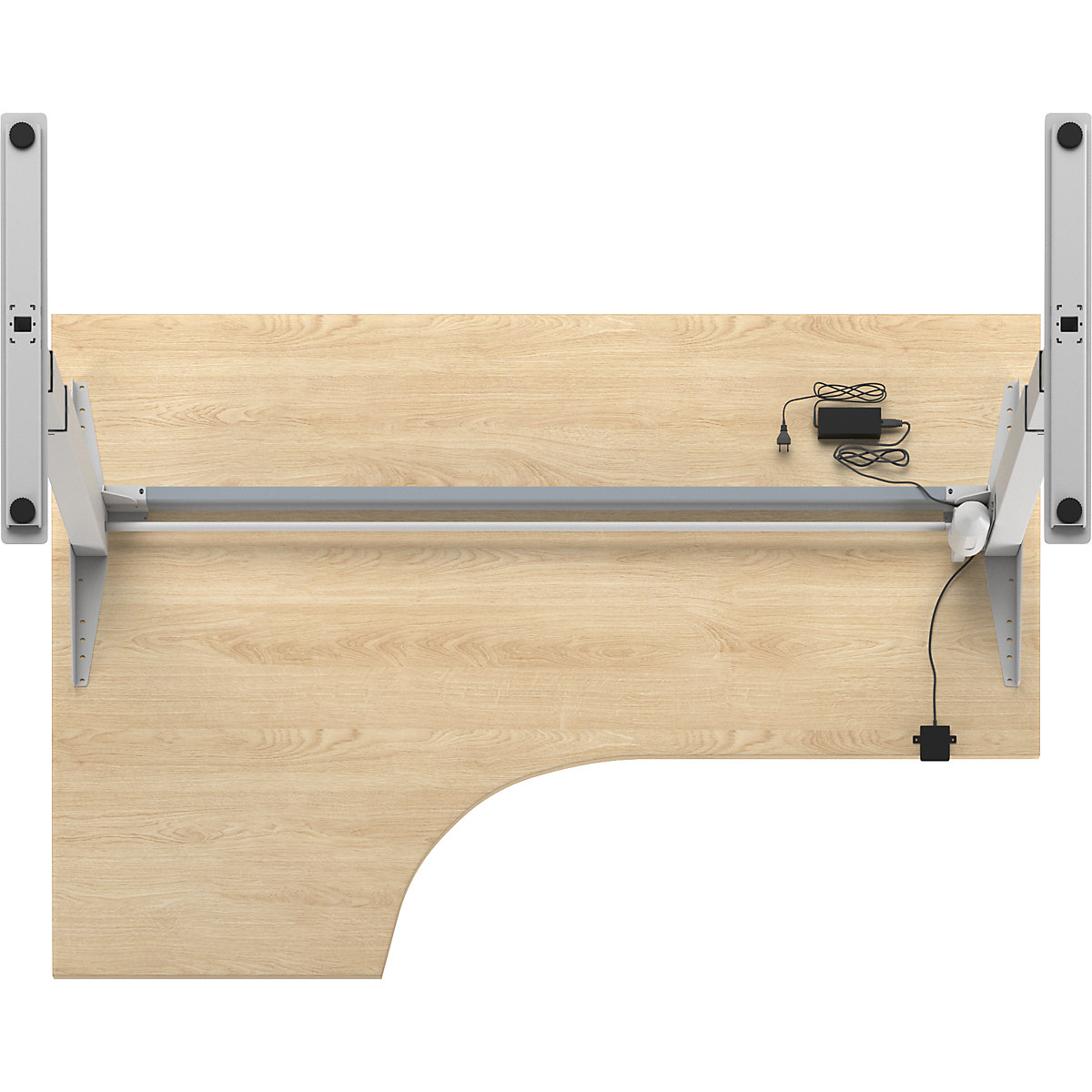 Schreibtisch Atlanta, elektrisch höhenverstellbar (Produktabbildung 5)-4