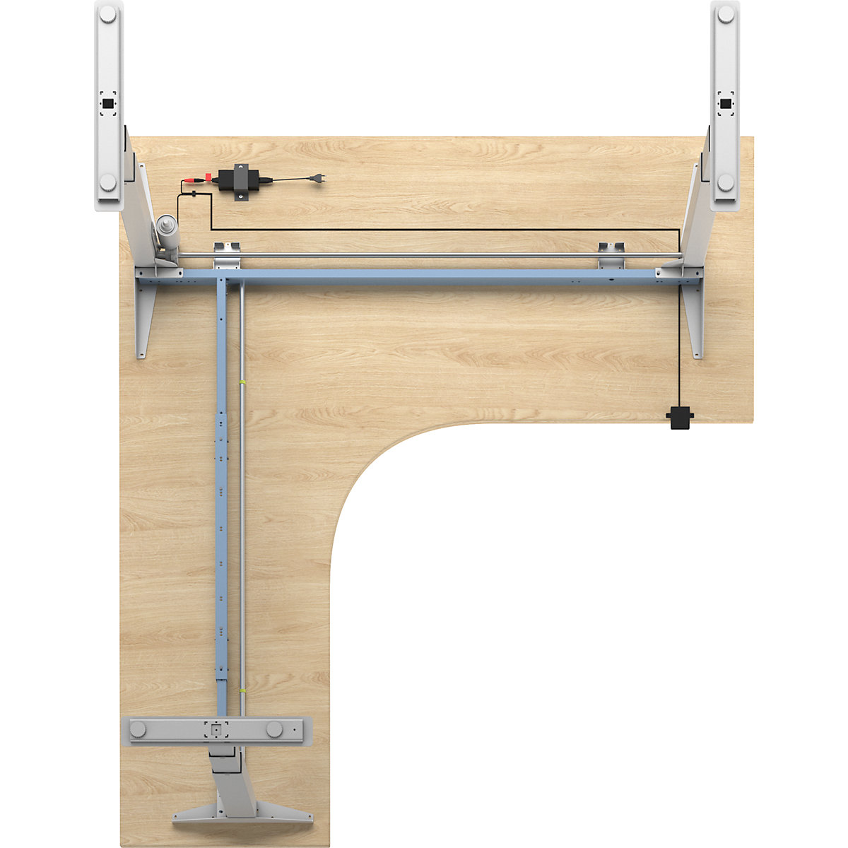 Schreibtisch Atlanta, elektrisch höhenverstellbar (Produktabbildung 5)-4