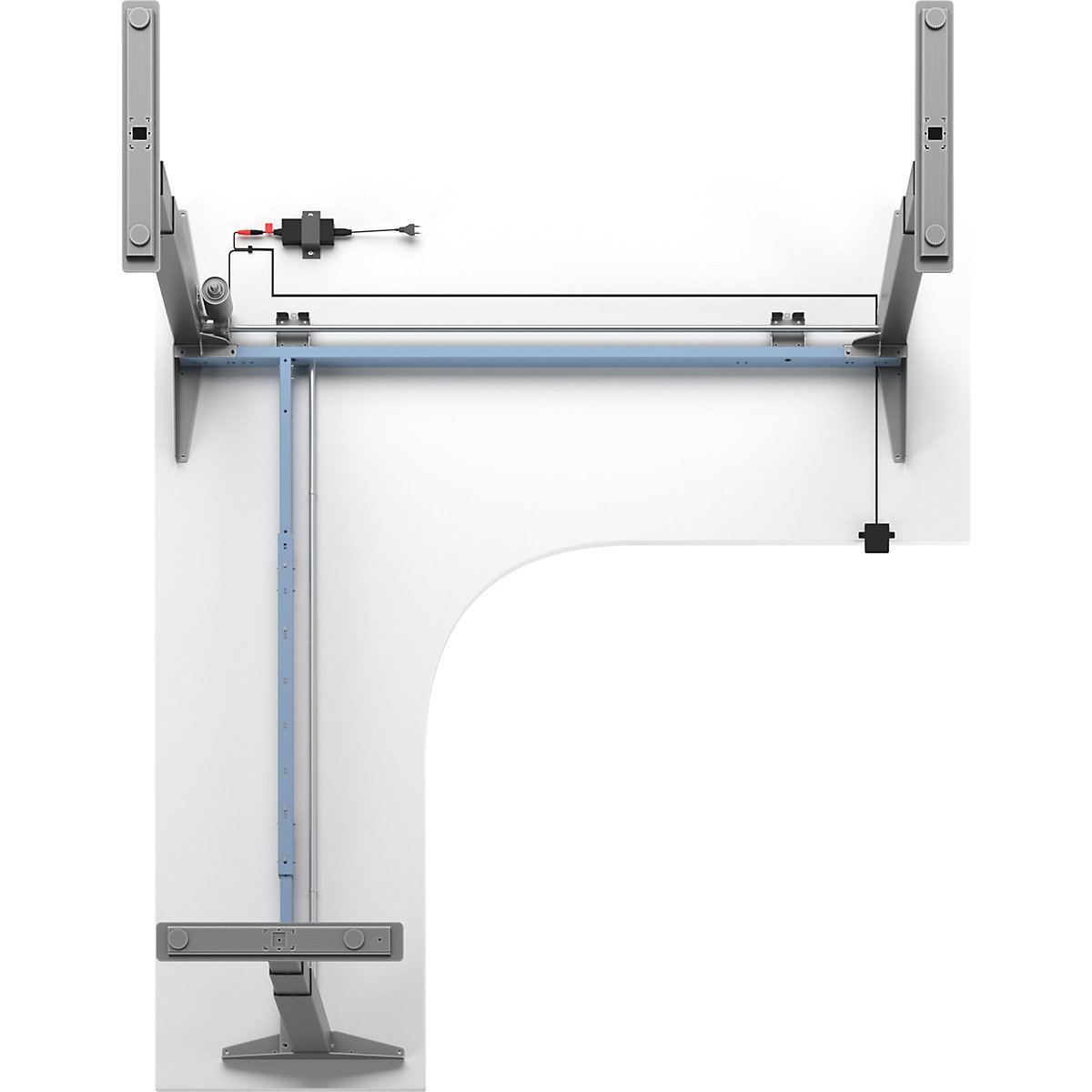Schreibtisch Atlanta, elektrisch höhenverstellbar (Produktabbildung 5)-4