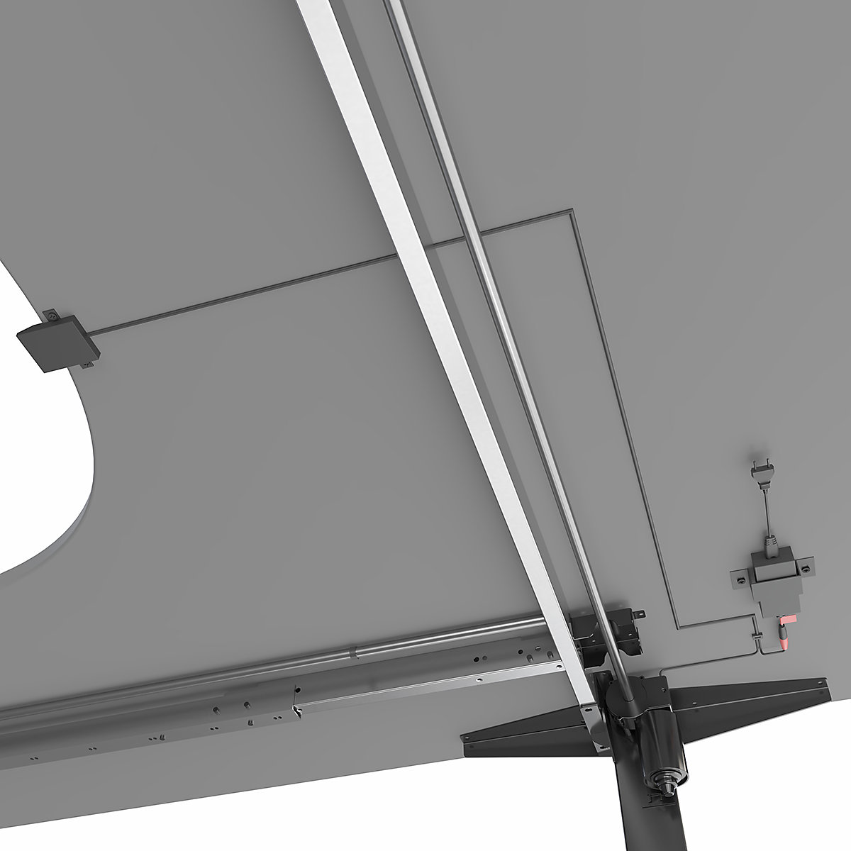 Schreibtisch Atlanta, elektrisch höhenverstellbar (Produktabbildung 7)-6