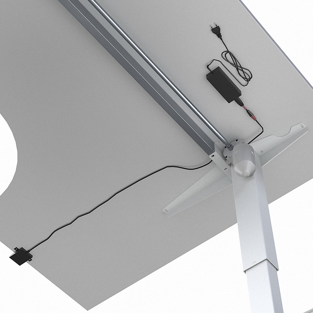 Schreibtisch Venla, elektrisch höhenverstellbar eurokraft basic (Produktabbildung 7)-6