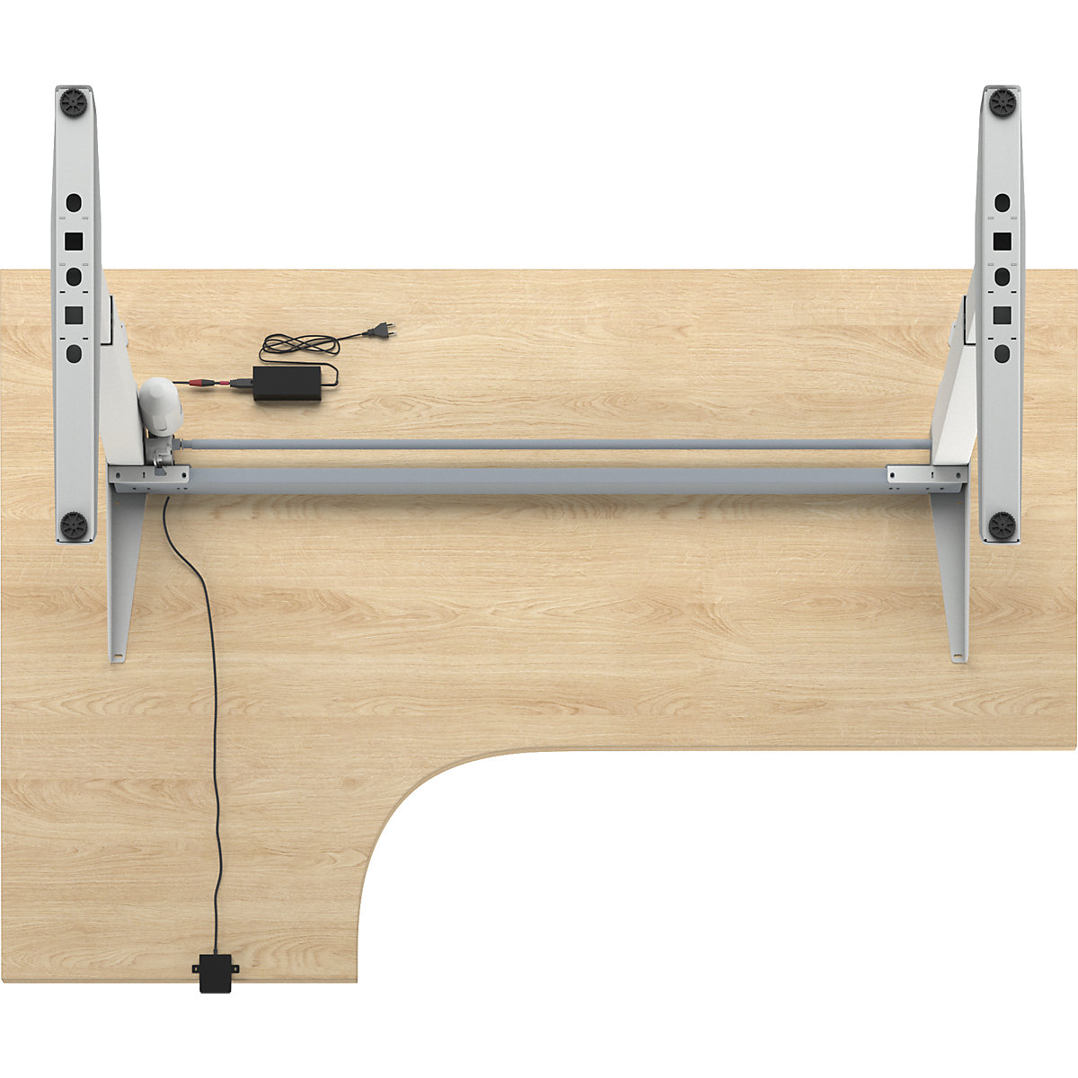 Schreibtisch Venla, elektrisch höhenverstellbar eurokraft basic (Produktabbildung 6)-5