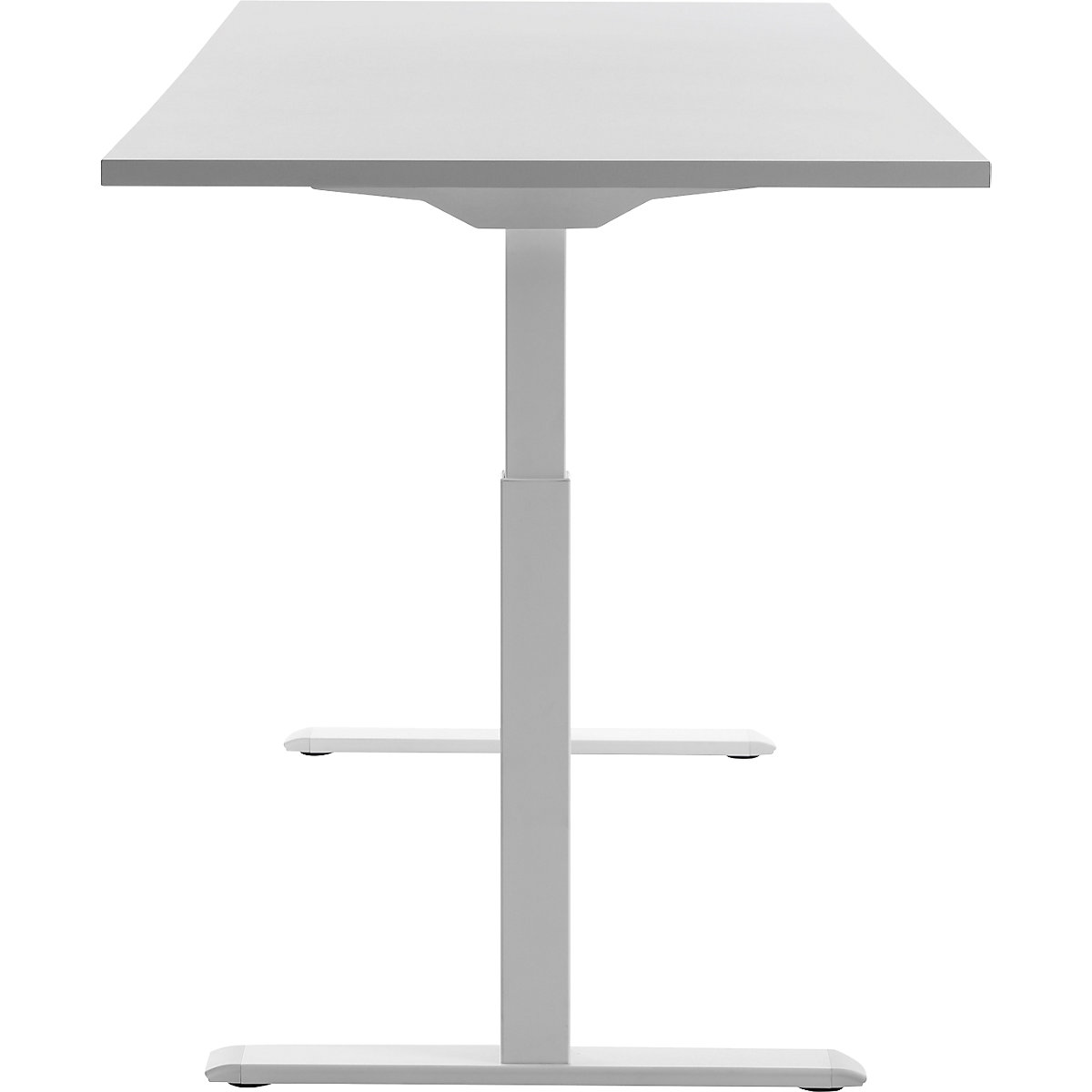 Topstar E-TABLE Height-Adjustable Desk Light Gray/White 180x80 cm 4