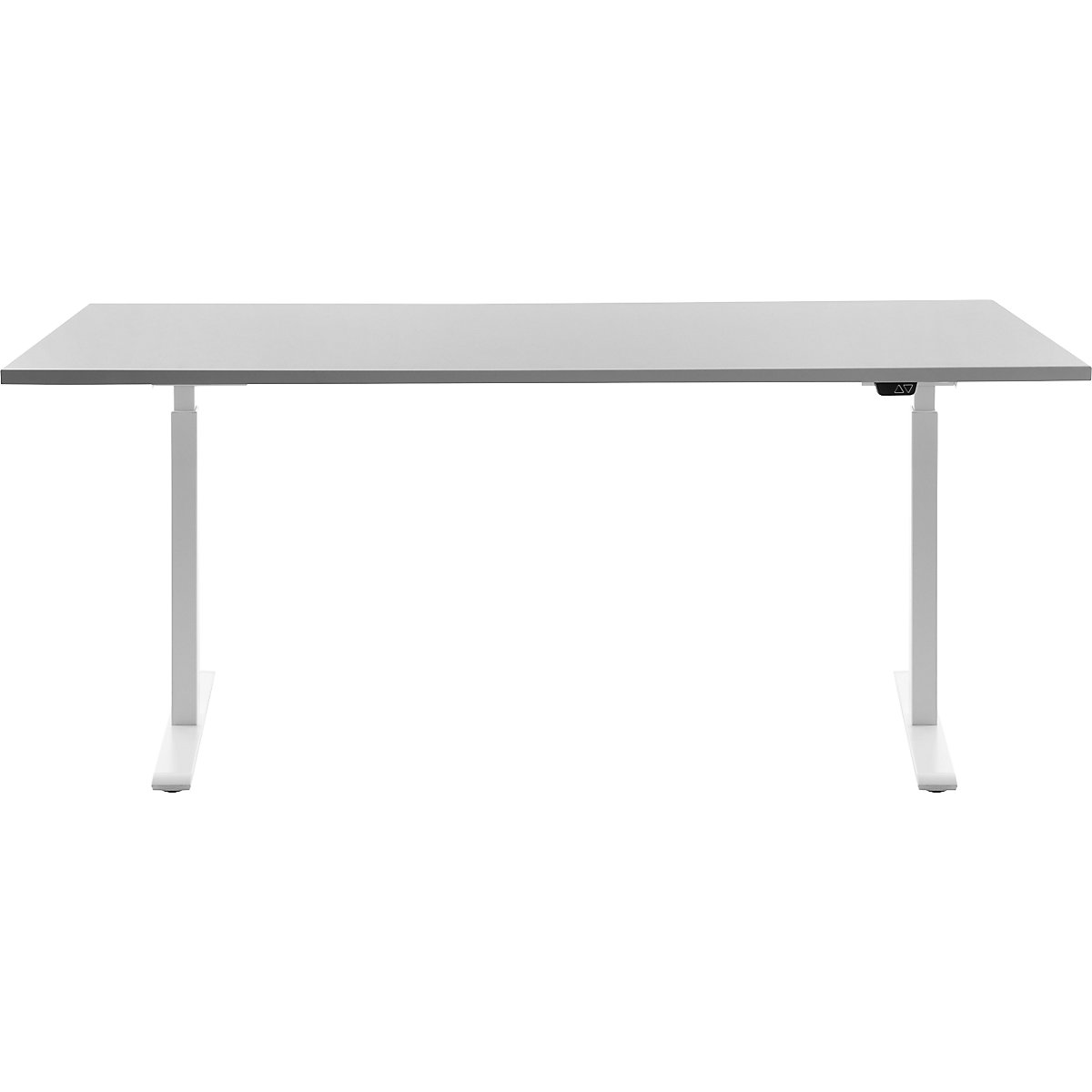 Topstar E-TABLE Height-Adjustable Desk Light Gray/White 180x80 cm 5