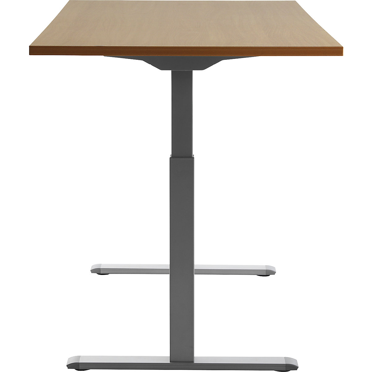 Topstar E-TABLE Height-Adjustable Desk Beech/Grey 160x80cm 10
