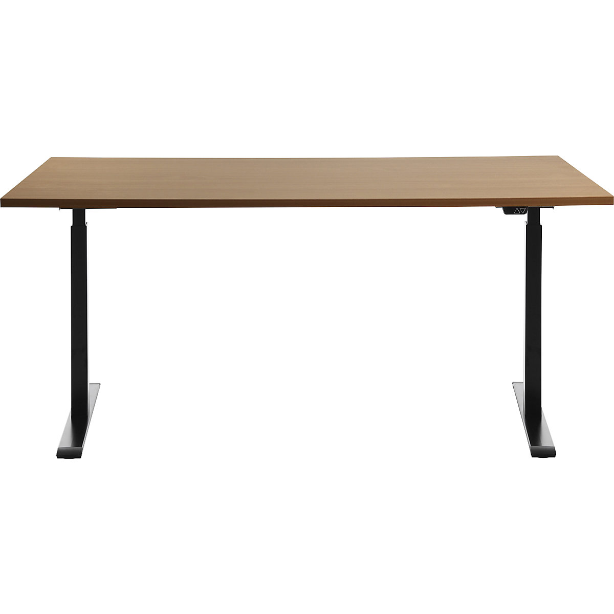 Topstar E-TABLE Height-Adjustable Desk Beech/Black 160x80cm 4