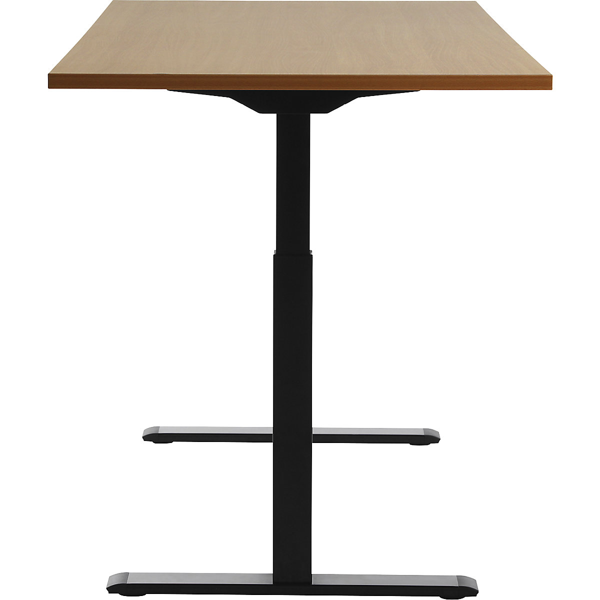 Topstar E-TABLE Height-Adjustable Desk Beech/Black 160x80cm 10