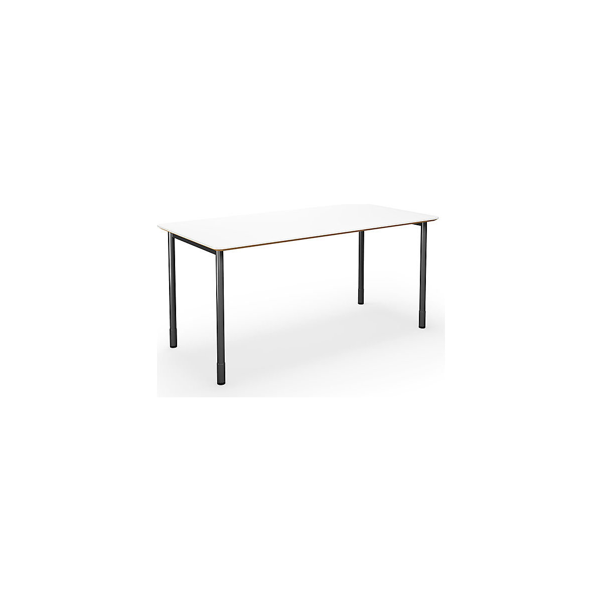 Kaiserkraft DUO-C Trend Multipurpose Table White/Black 160x80cm 2