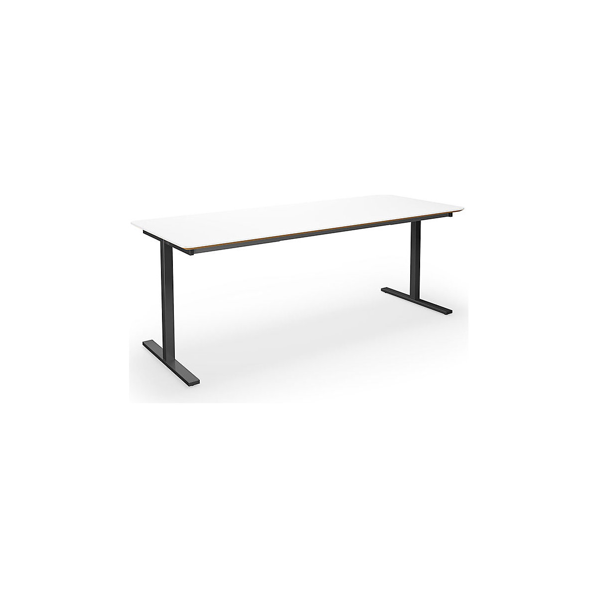 kaiserkraft DUO-T Trend Multipurpose Table White/Black 180x80cm 2