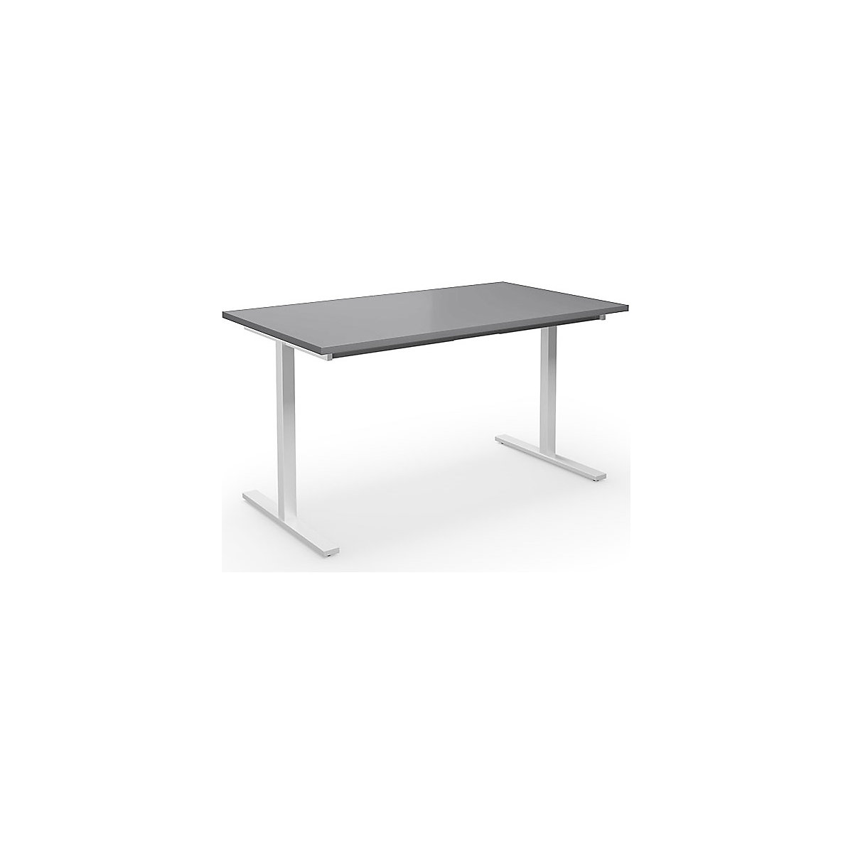 Kaiserkraft DUO-T Multipurpose Table Light Gray/White 140x80x74 cm 2