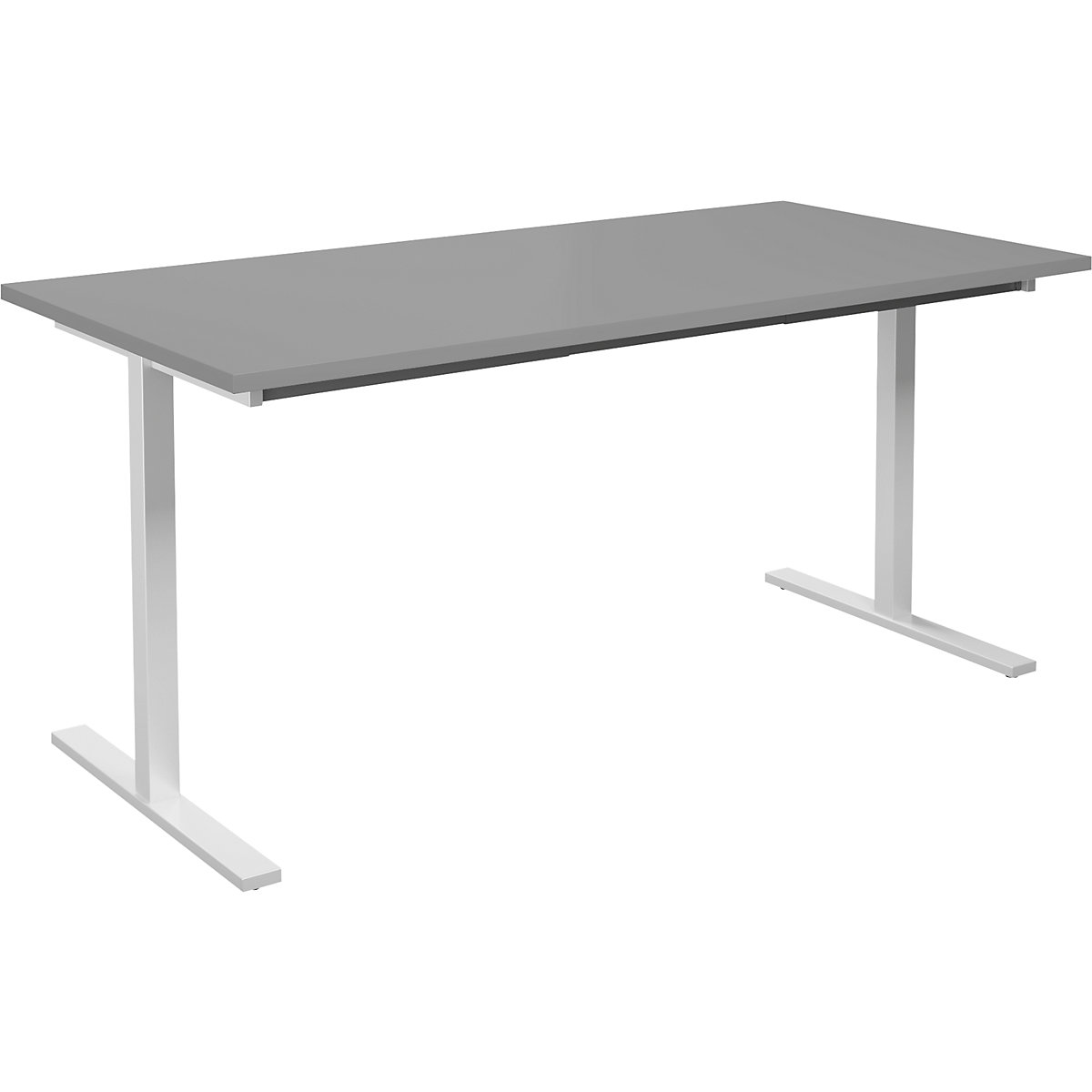 Kaiserkraft DUO-T Multipurpose Table Light Gray/White 160 cm 2