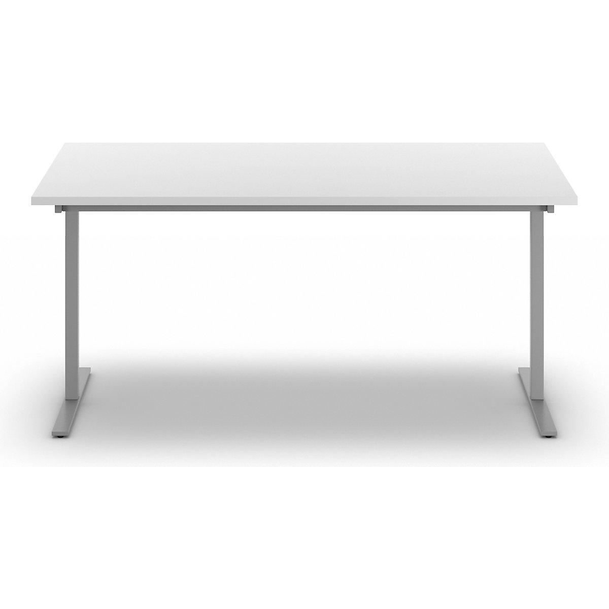 Kaiserkraft DUO-T Multipurpose Table White/Silver 160cm 4