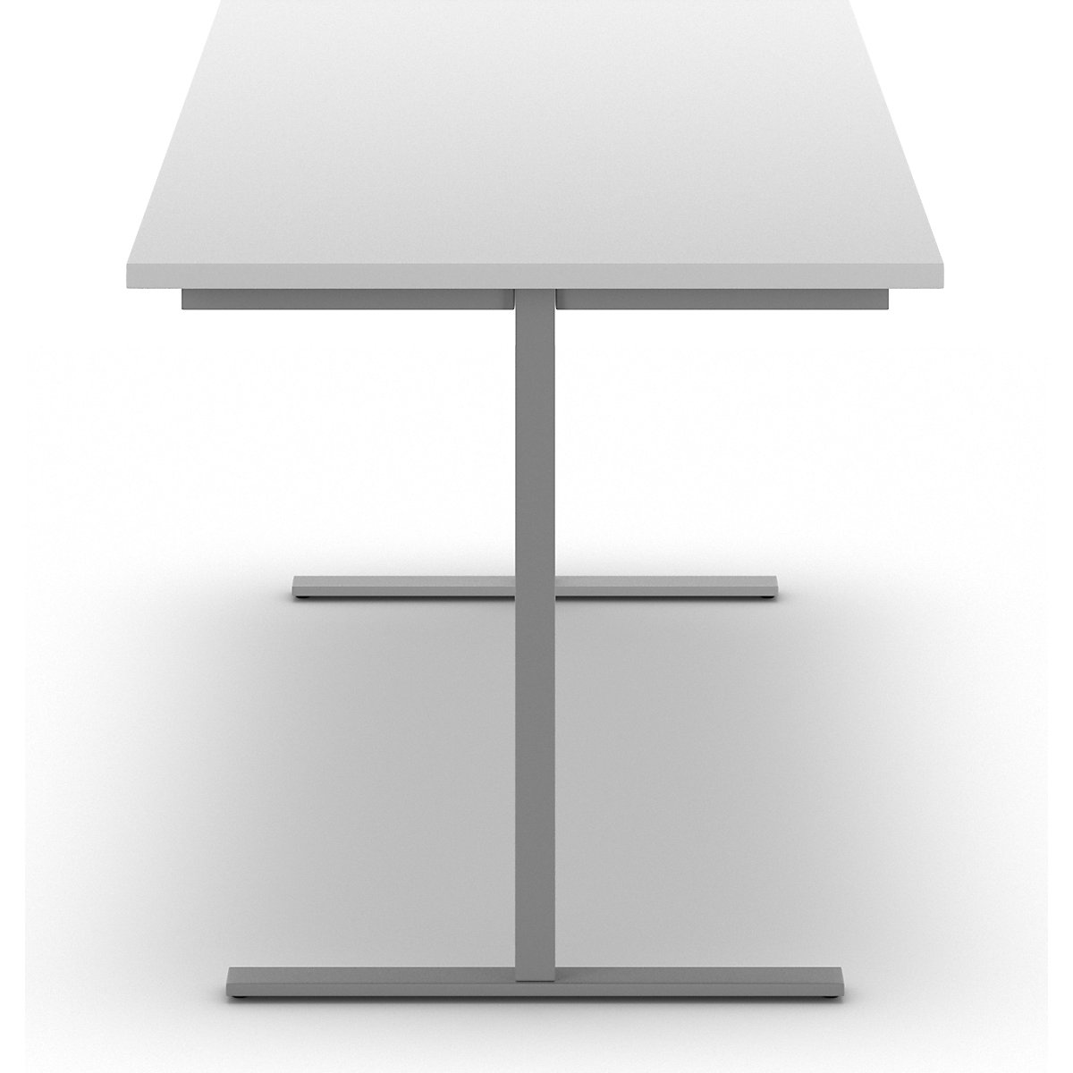 Kaiserkraft DUO-T Multipurpose Table White/Silver 160cm 5