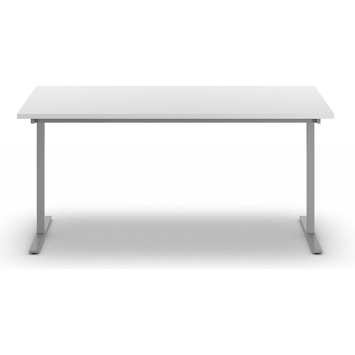 Kaiserkraft DUO-T Multipurpose Table White/Silver 160cm 6