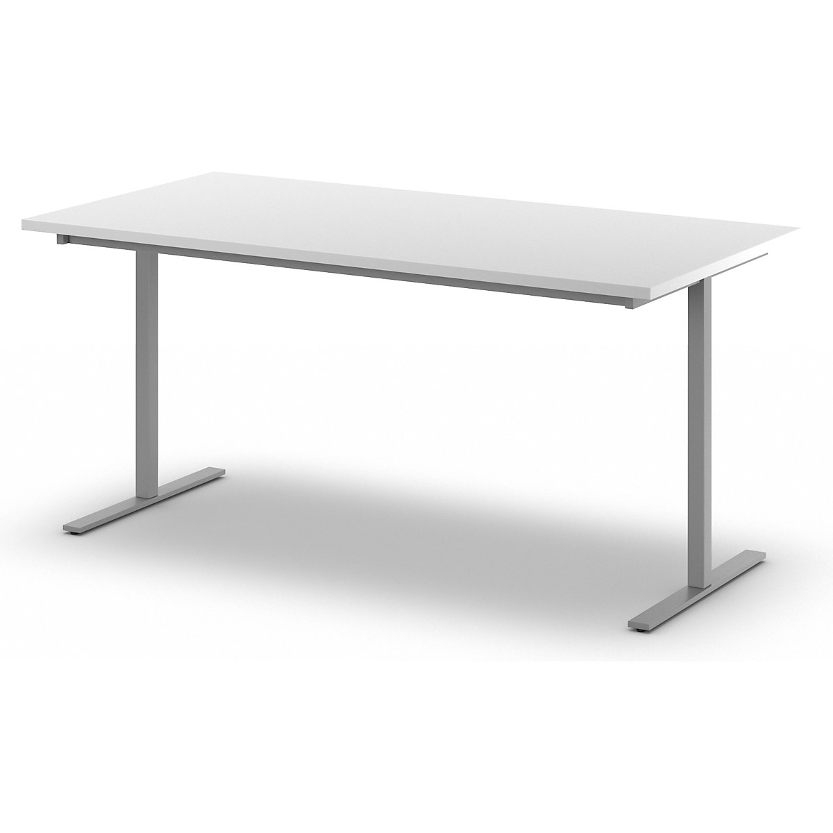 Kaiserkraft DUO-T Multipurpose Table White/Silver 160cm 9