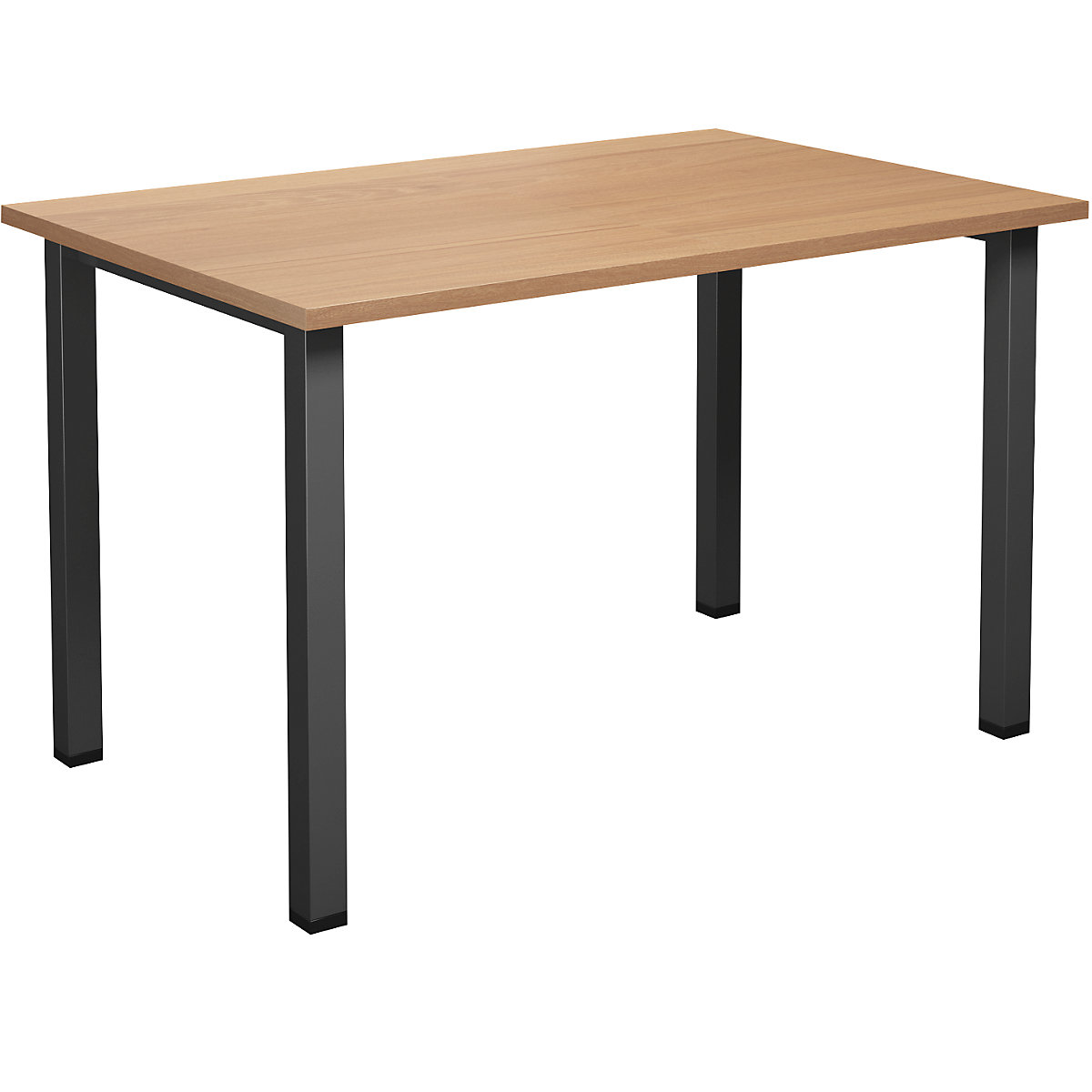 Kaiserkraft DUO-U Multipurpose Table Beech/Black 1200x800mm 2