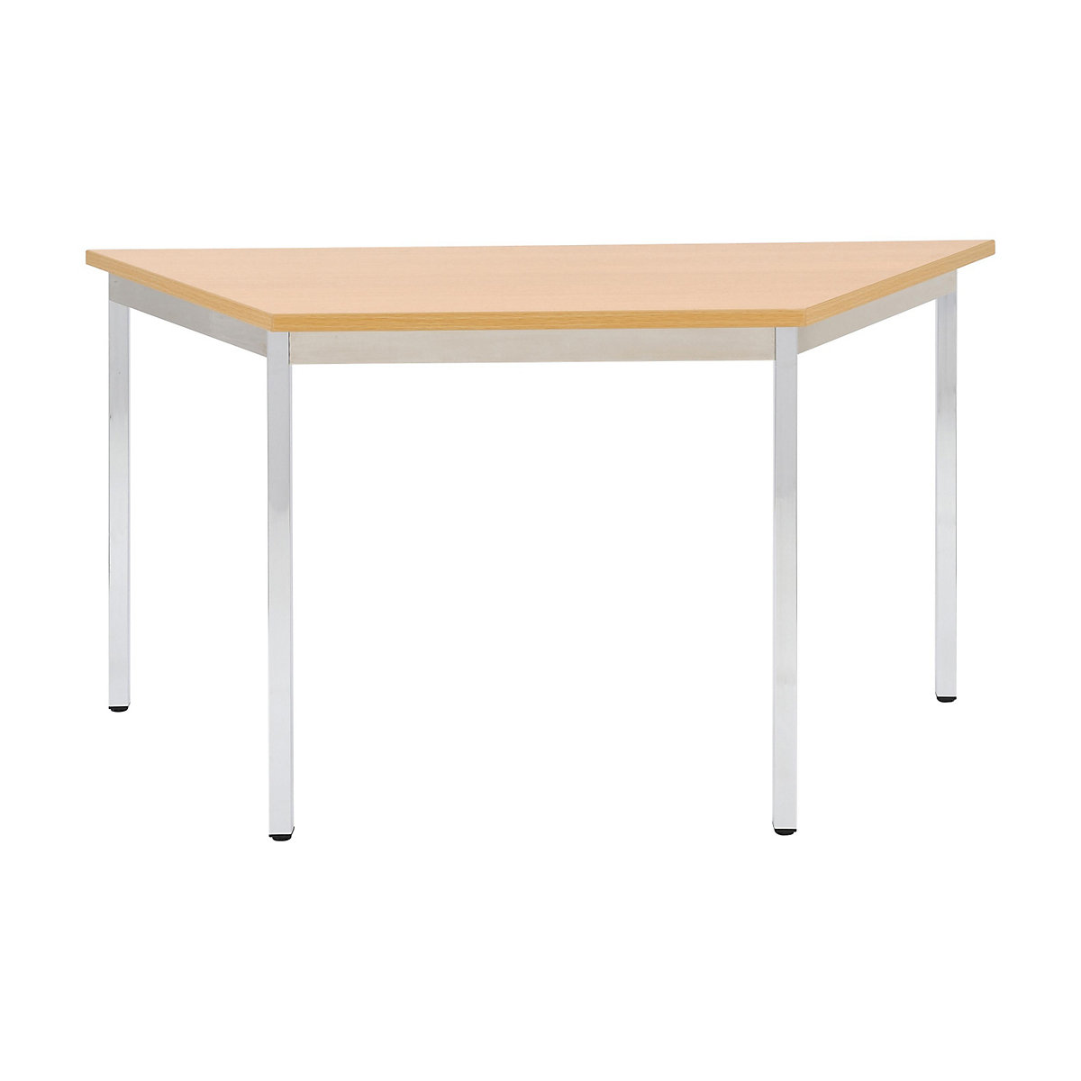 eurokraft basic Multipurpose Table Trapez Beech 140x70cm 3