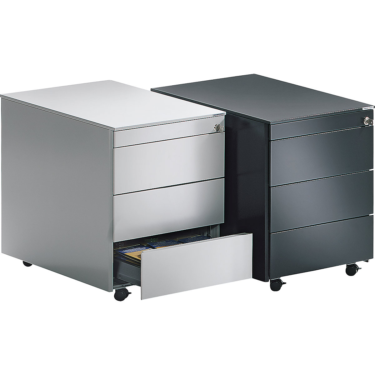 Schubladencontainer mit Rollen mauser (Produktabbildung 2)-1