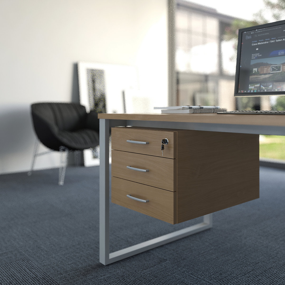 Unterschrank für Desk Duo (Produktabbildung 6)-5