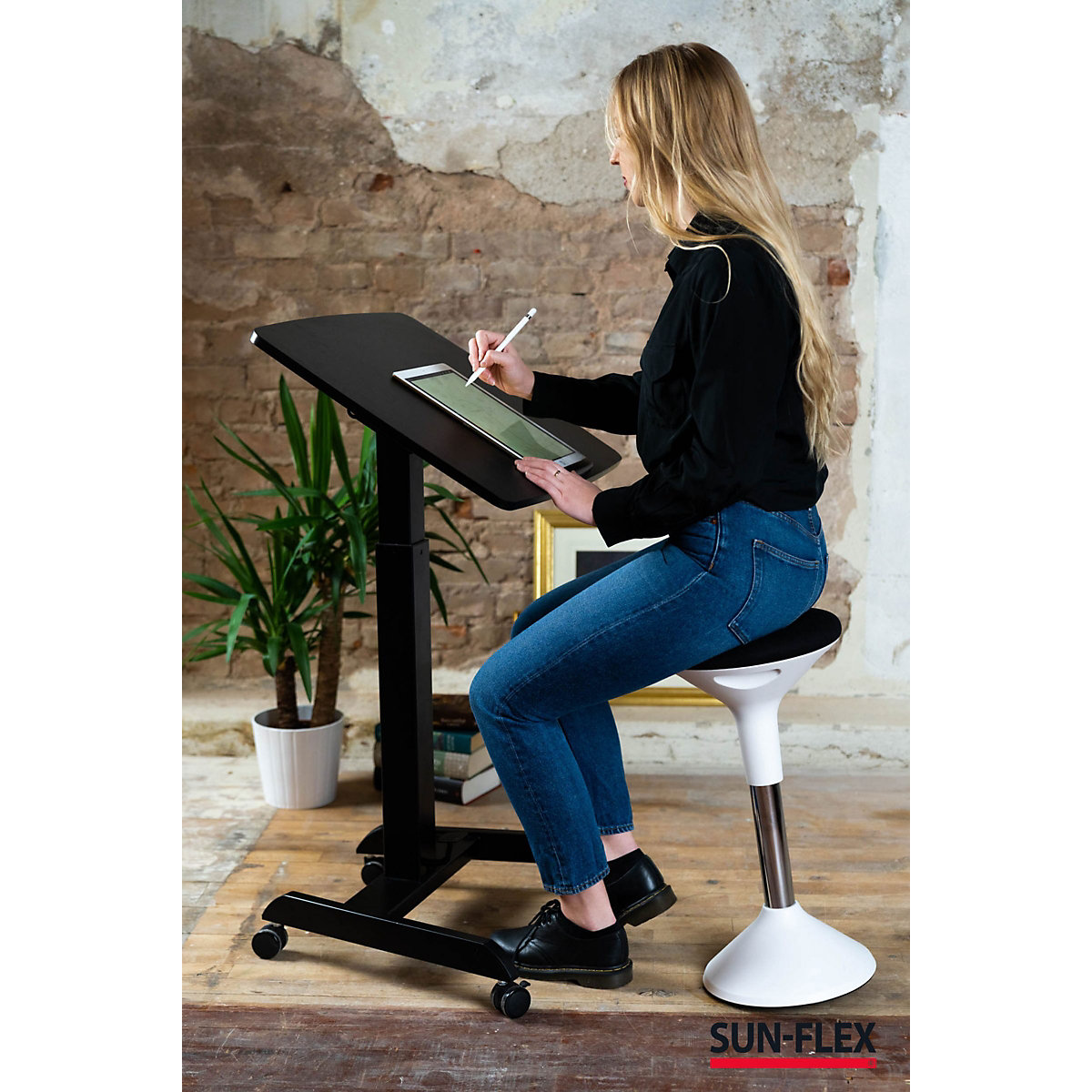 Höhenverstellbarer Tisch Sun-flex Easydesk Pro (Produktabbildung 7)-6