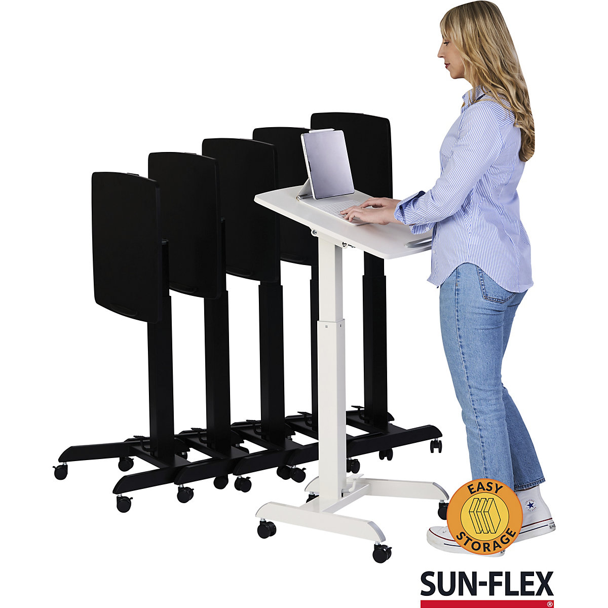 Höhenverstellbarer Tisch Sun-flex Easydesk Pro (Produktabbildung 28)-27