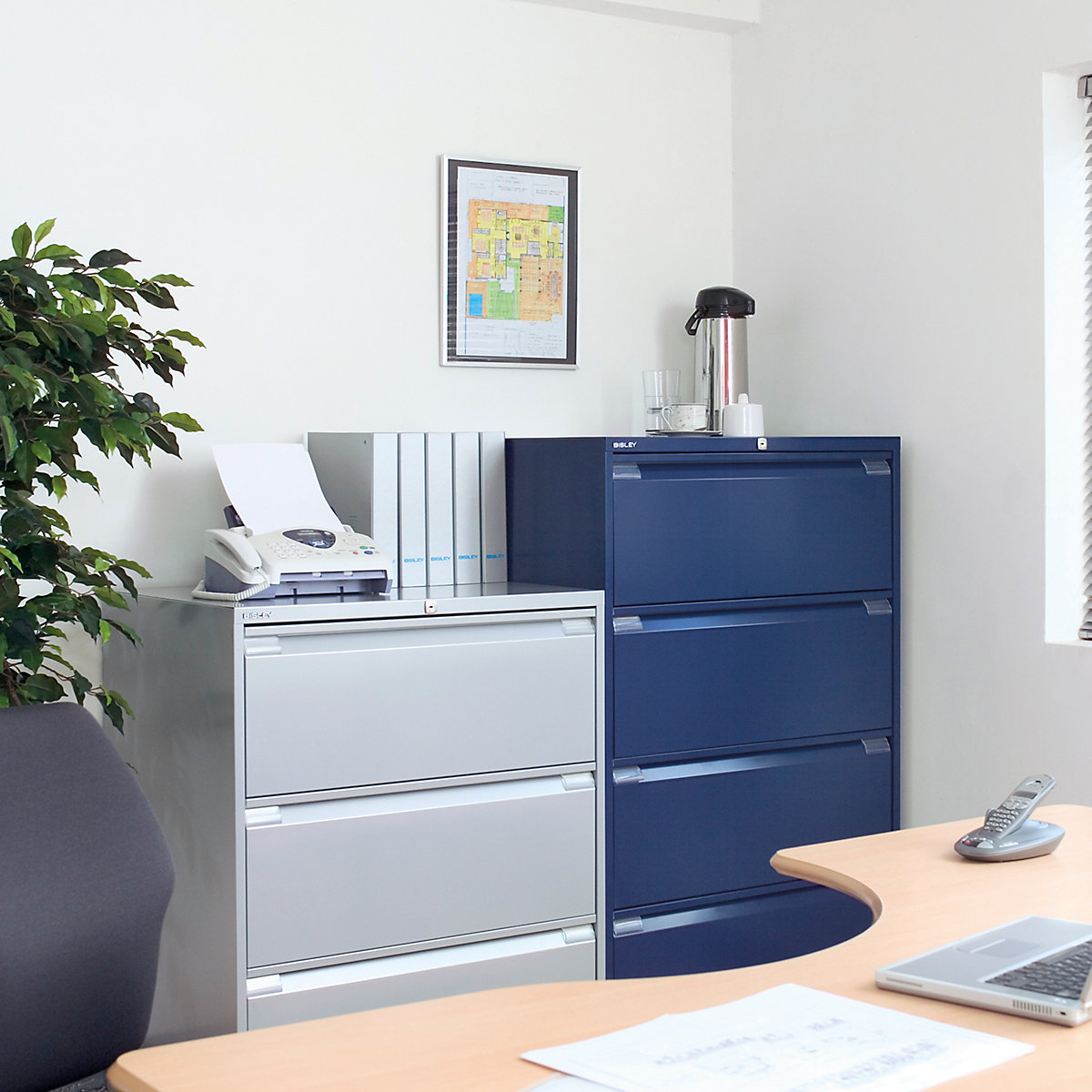 Hängeregistraturschrank, 2-bahnig BISLEY (Produktabbildung 3)-2