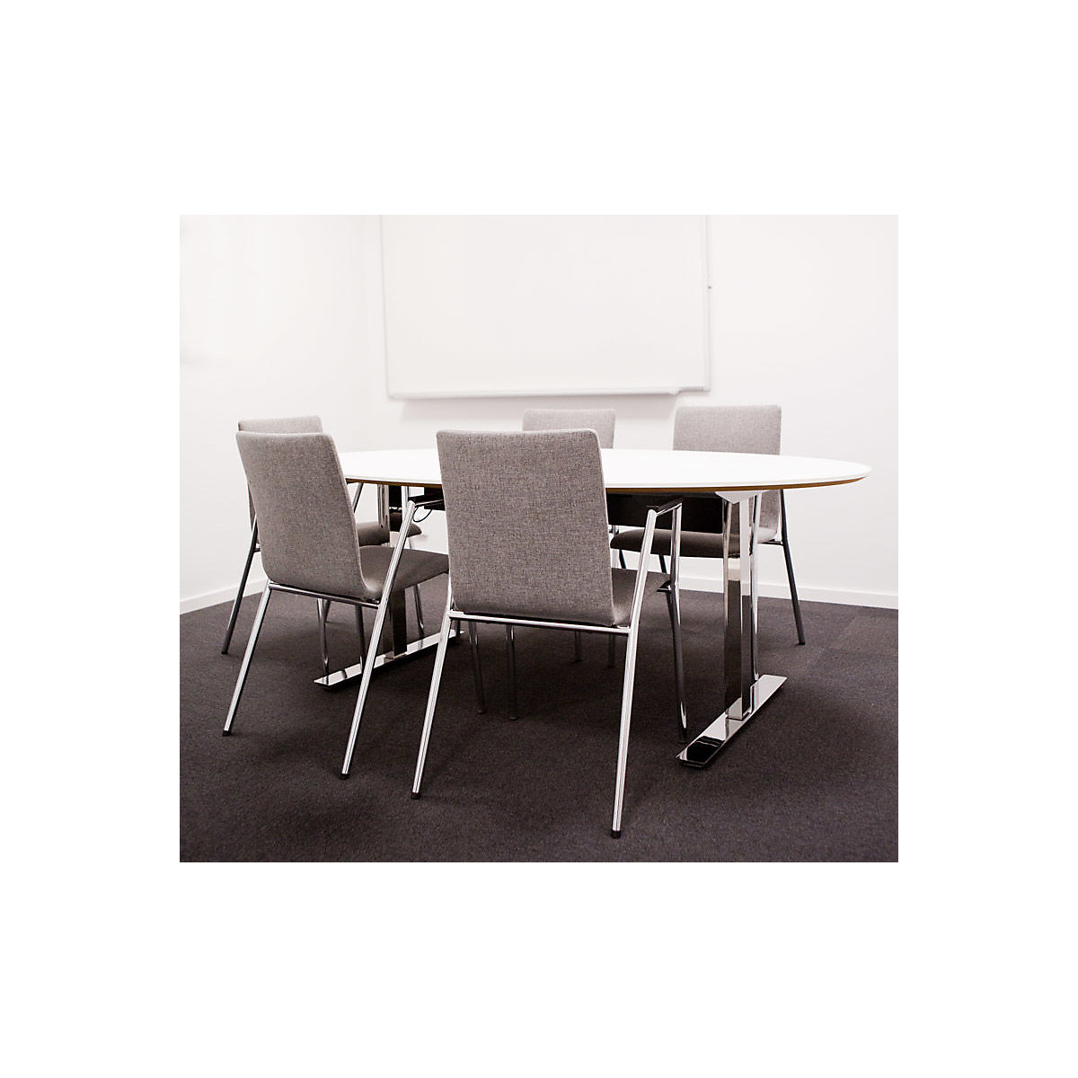 Kaiserkraft Cadeira Conference Chair Gray 4