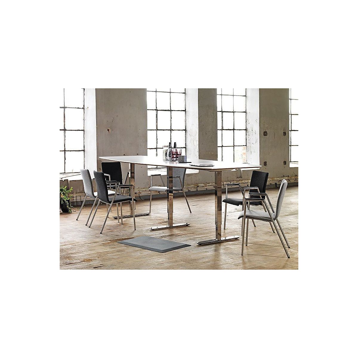 Kaiserkraft Cadeira Conference Chair Gray 5