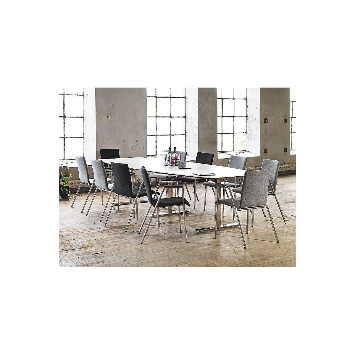 Kaiserkraft Cadeira Conference Chair Gray 9