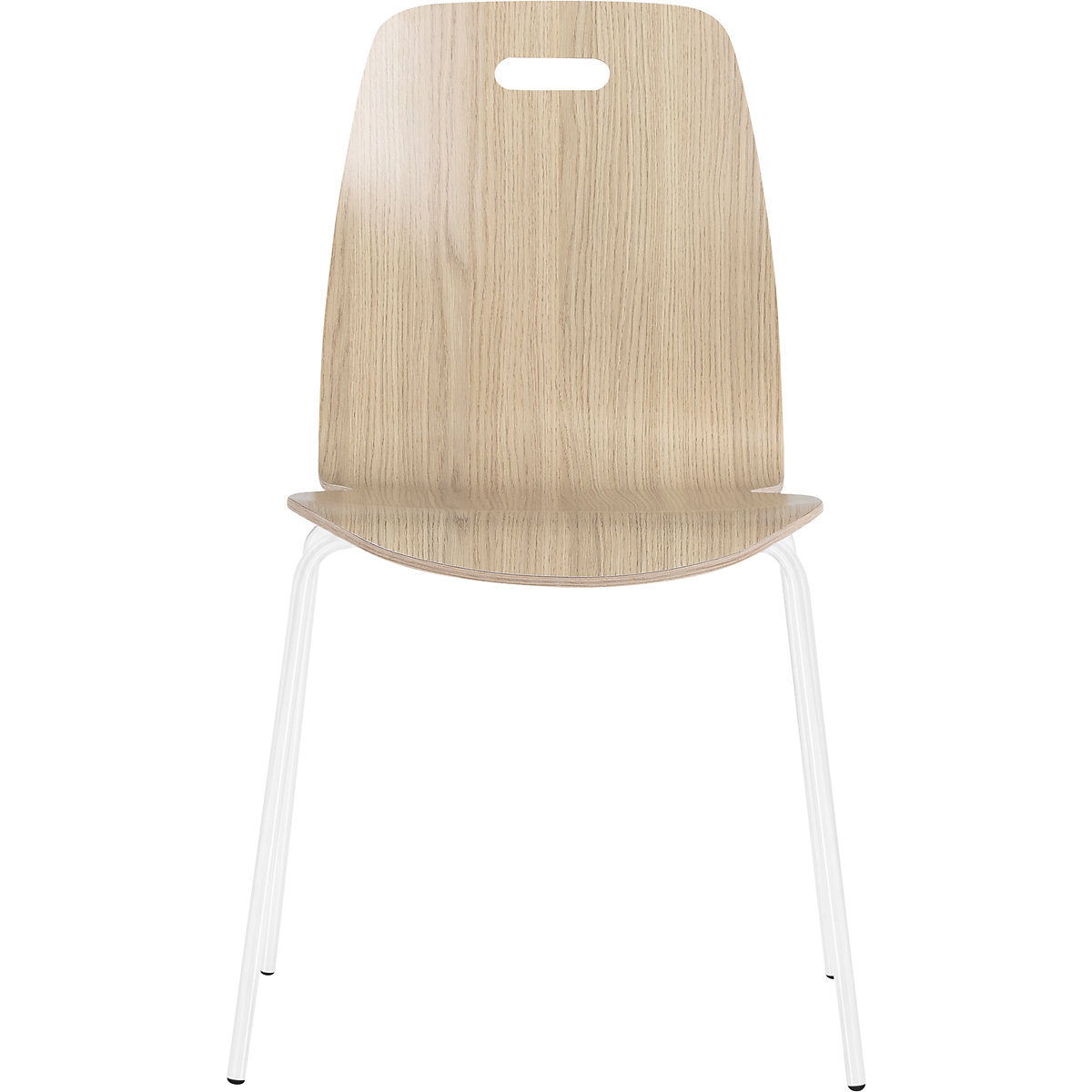 Kaiserkraft Alina Shell Chair Oak/White 4
