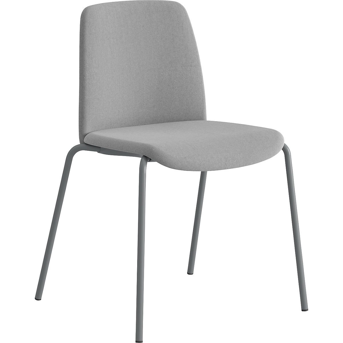 Kaiserkraft Helmer Multipurpose Chair Light Gray Silver 2