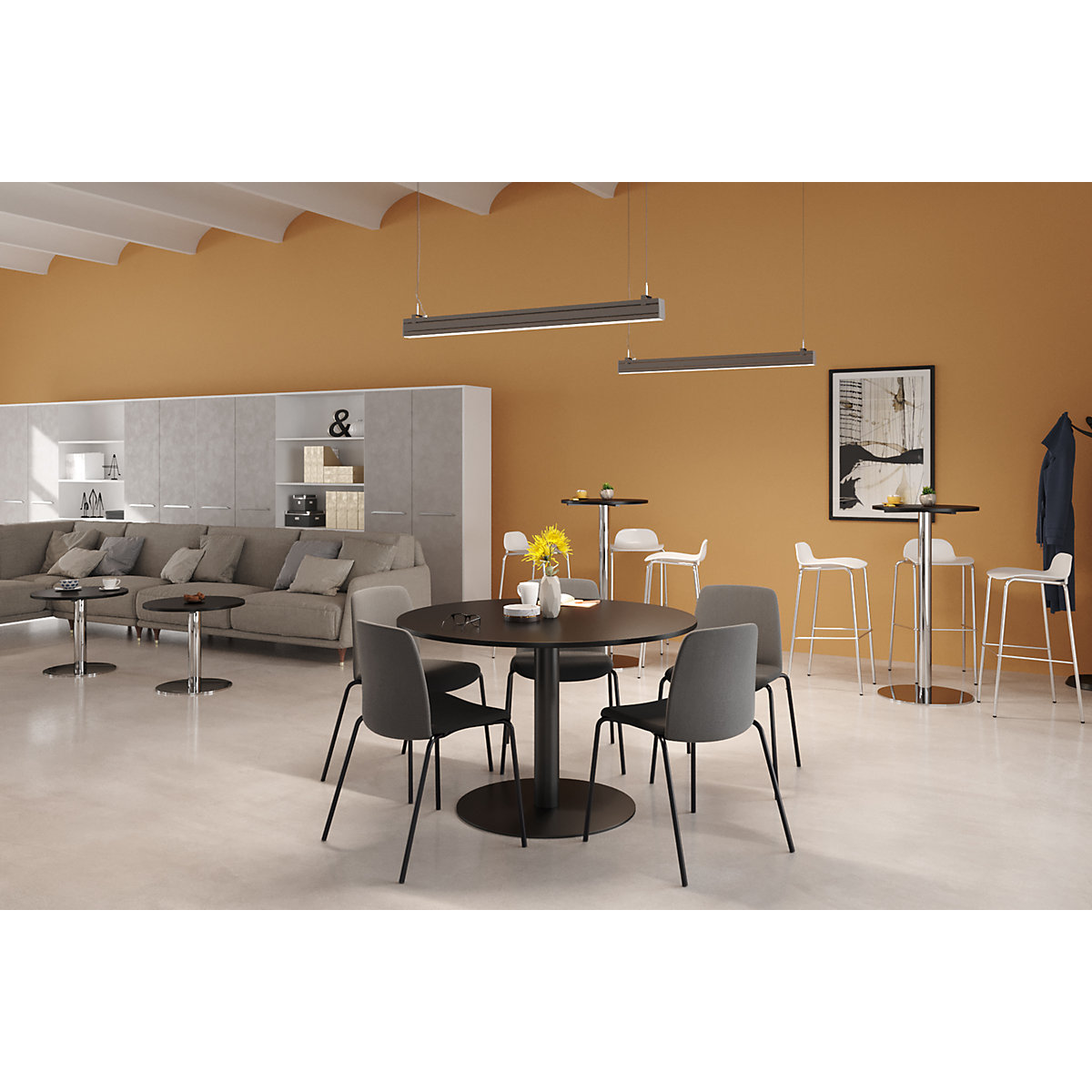 Kaiserkraft Helmer Multipurpose Chair Dark Gray/Black 5