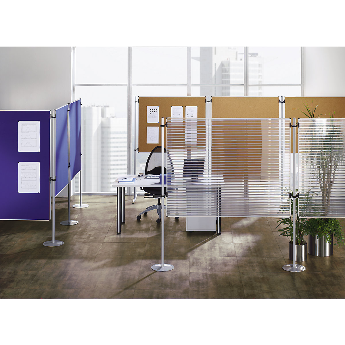 Funktions-Trennwand eurokraft basic (Produktabbildung 3)-2