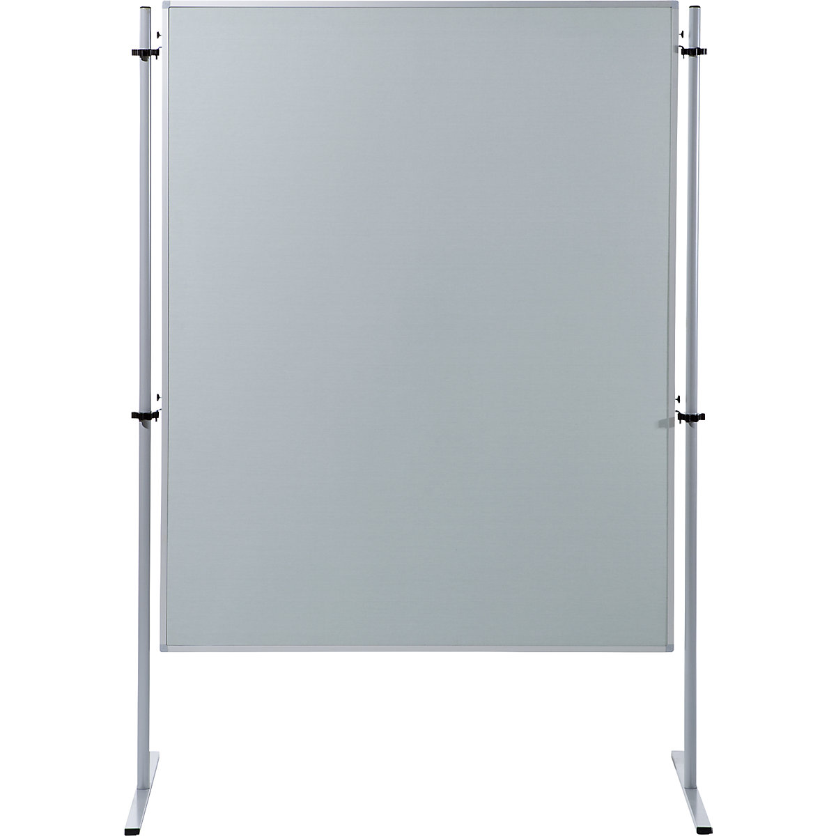 Funktions-Trennwand eurokraft basic, Textilbezug, HxB 1500 x 1200 mm, hellgrau, VE 1 Stk-3