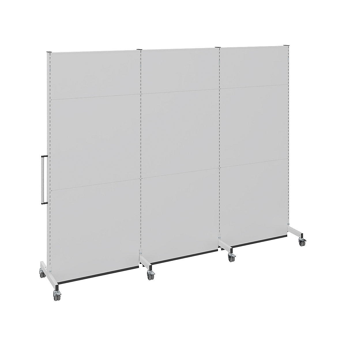Kaiserkraft Mobile Acoustic Partition Dust Gray 2