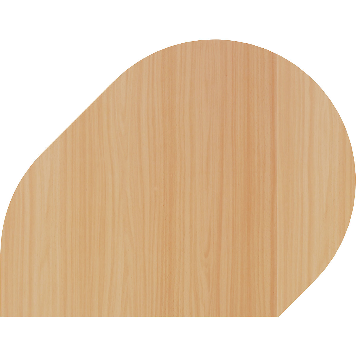 ANNY Extension Table Beech Aluminum Silver 3