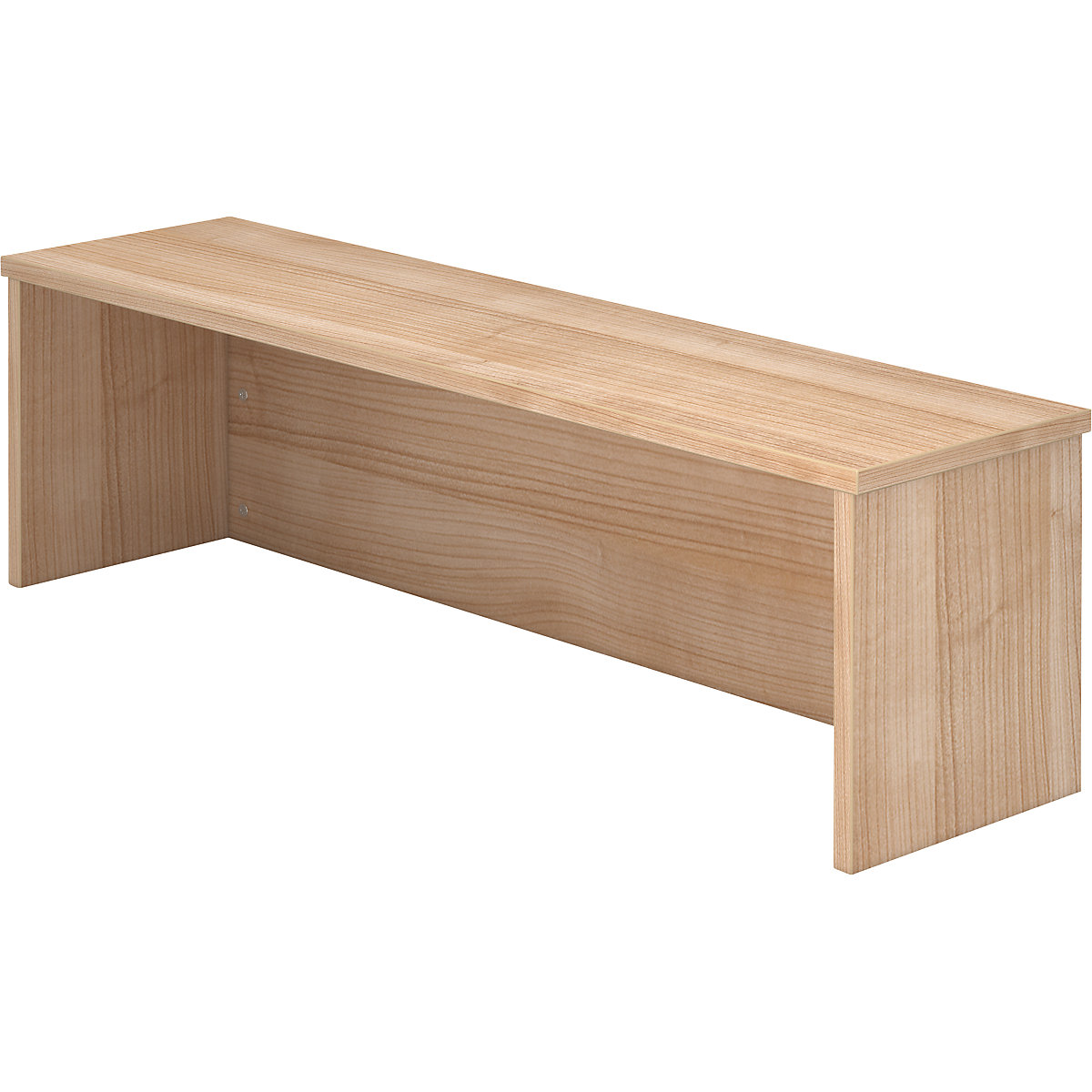 Thekenaufsatz, für Schreibtisch 1200 mm breit, Nussbaum-1