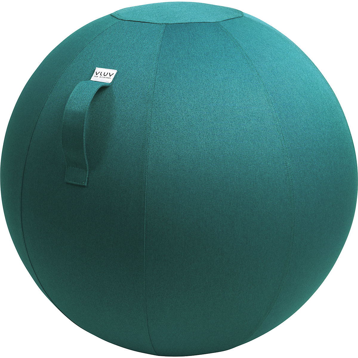 LEIV Sitzball VLUV, Stoffbezug in Canvas-Optik, 700 – 750 mm, petrol-3