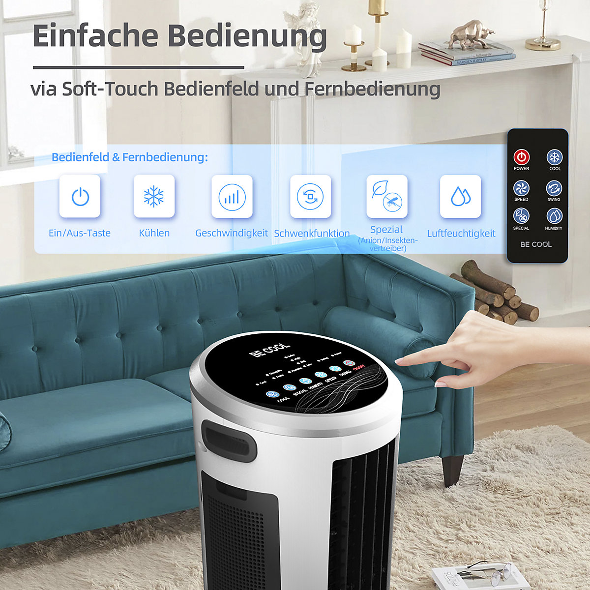 Luftkühler mit Mückenabwehr (Produktabbildung 4)-3