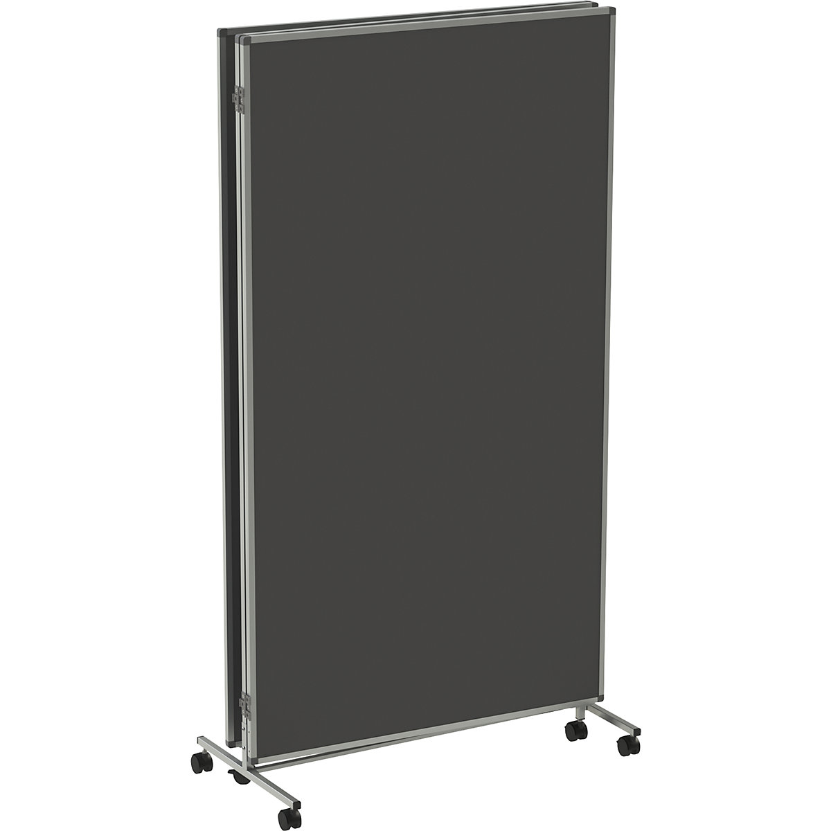 Präsentationswand, faltbar und mobil eurokraft basic (Produktabbildung 2)-1