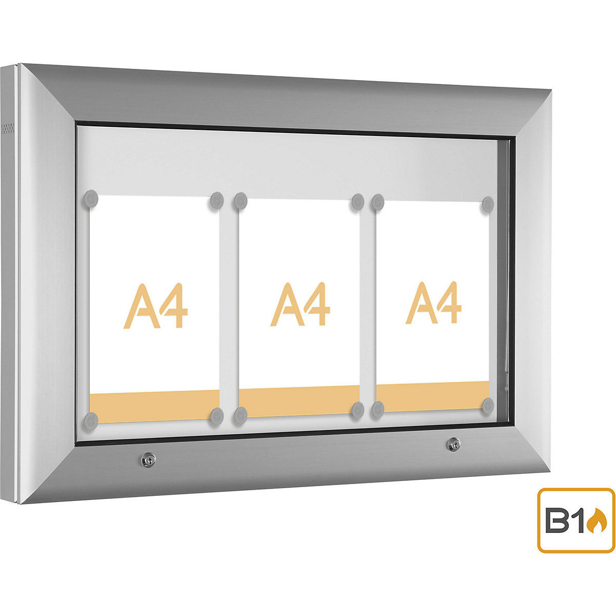 kaiserkraft Display Case Indoor Outdoor Landscape A2 Pure White 7