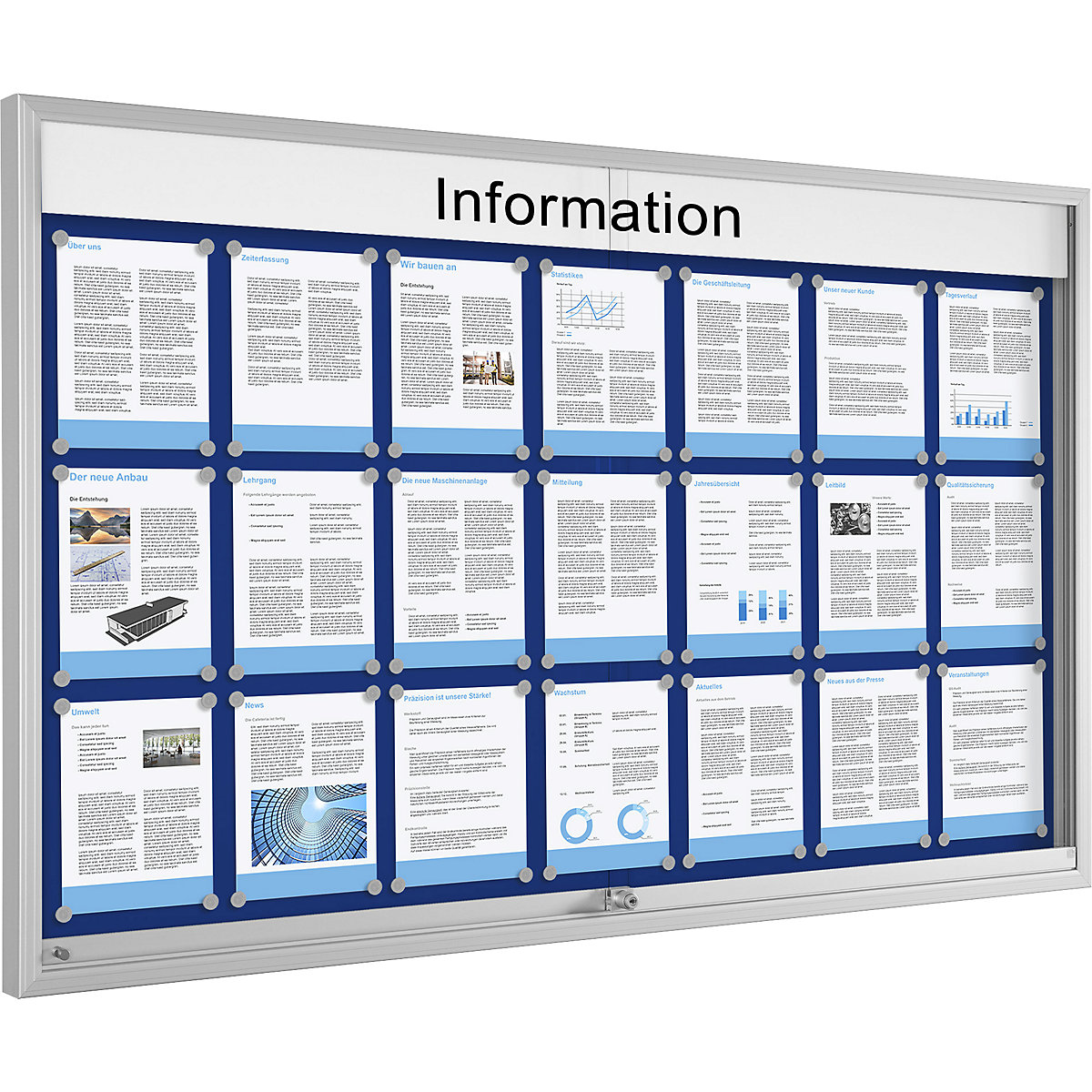 Schiebetürenschaukasten