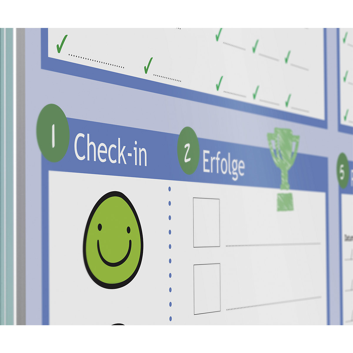 Individuell bedrucktes Whiteboard eurokraft pro (Produktabbildung 10)-9