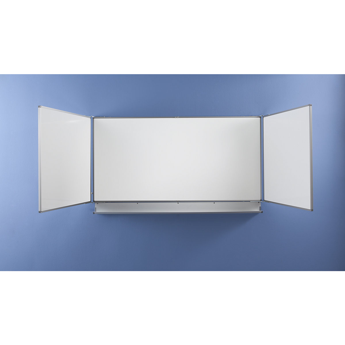 Wand-Klapptafel eurokraft pro, Stahlblech, emailliert, BxH 4060 x 1030 mm-3