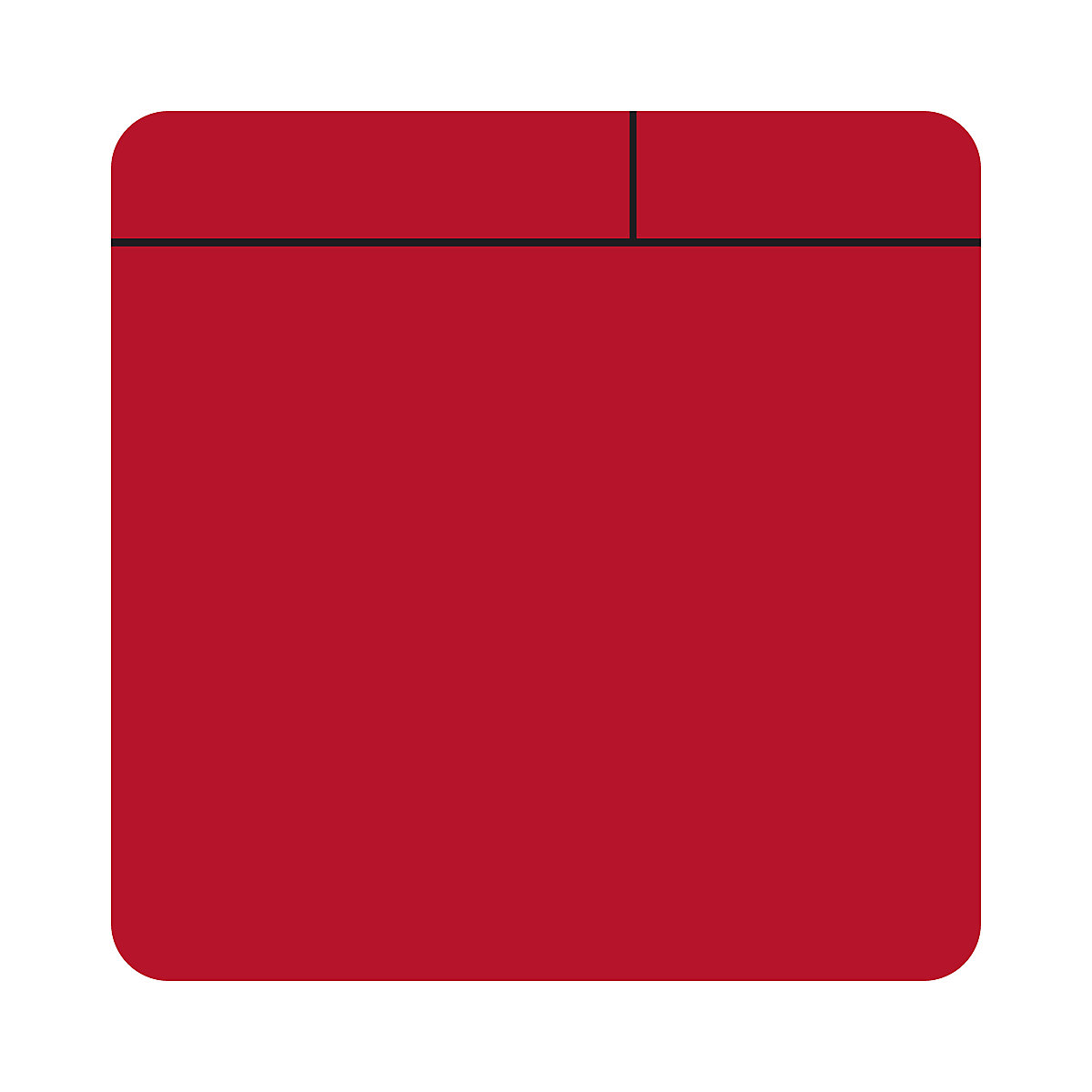 Haftnotizen, LxB 100 x 100 mm, VE 10 Stk, rot