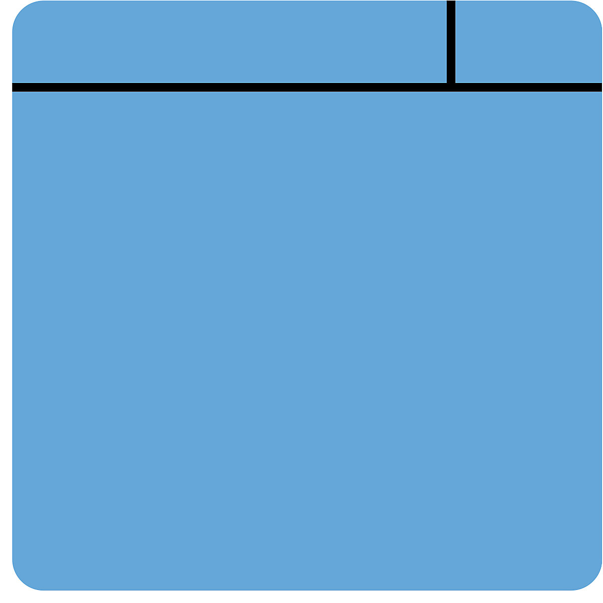Haftnotizen, LxB 100 x 100 mm, VE 10 Stk, hellblau