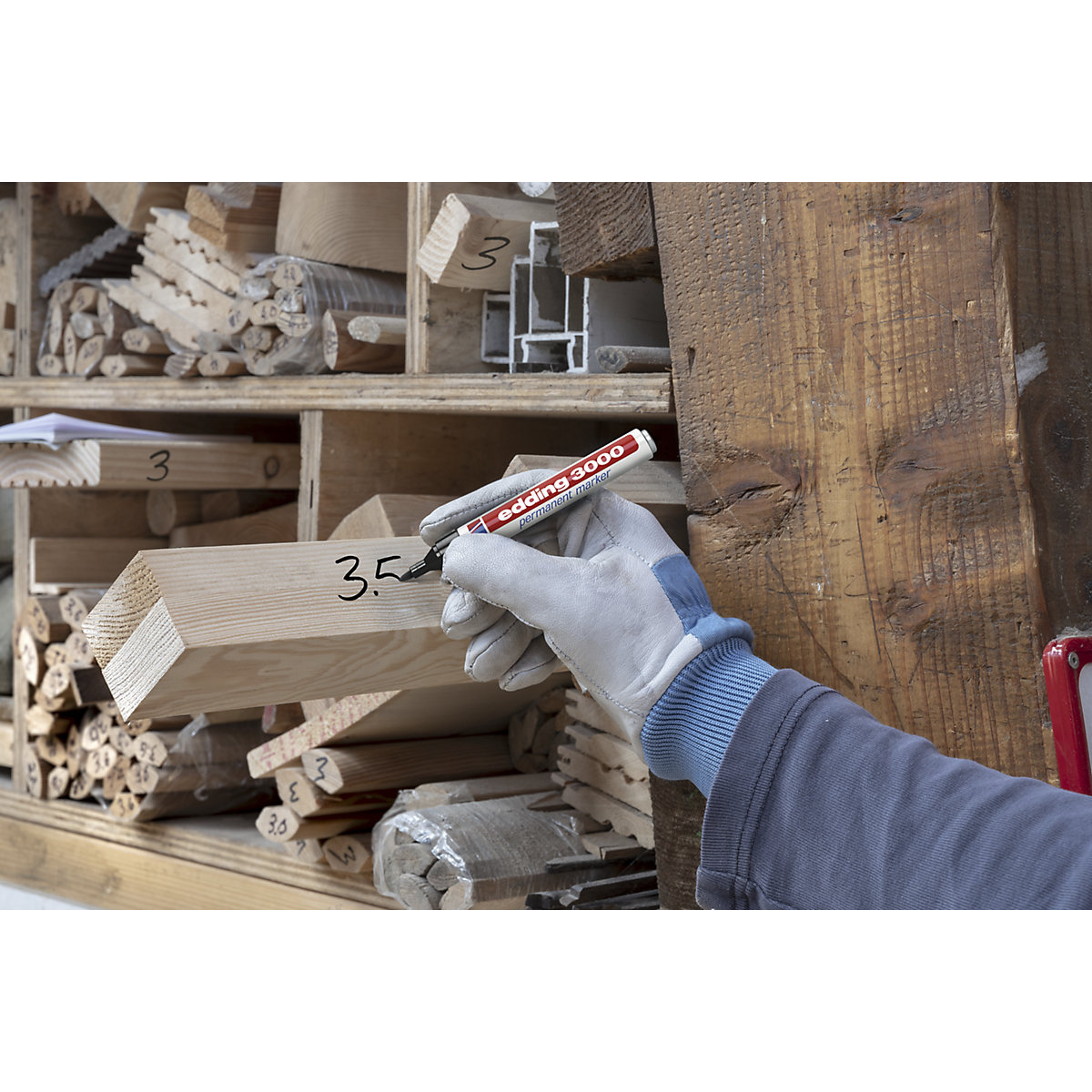 Permanentmarker edding® 3000 (Produktabbildung 3)-2