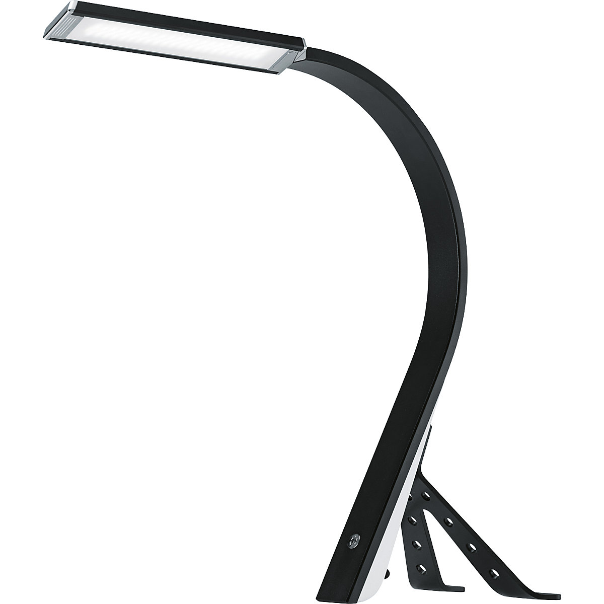 LED-Tischleuchte SWING Hansa, dimmbar, Leuchtenkopf drehbar, Standfuß, schwarz