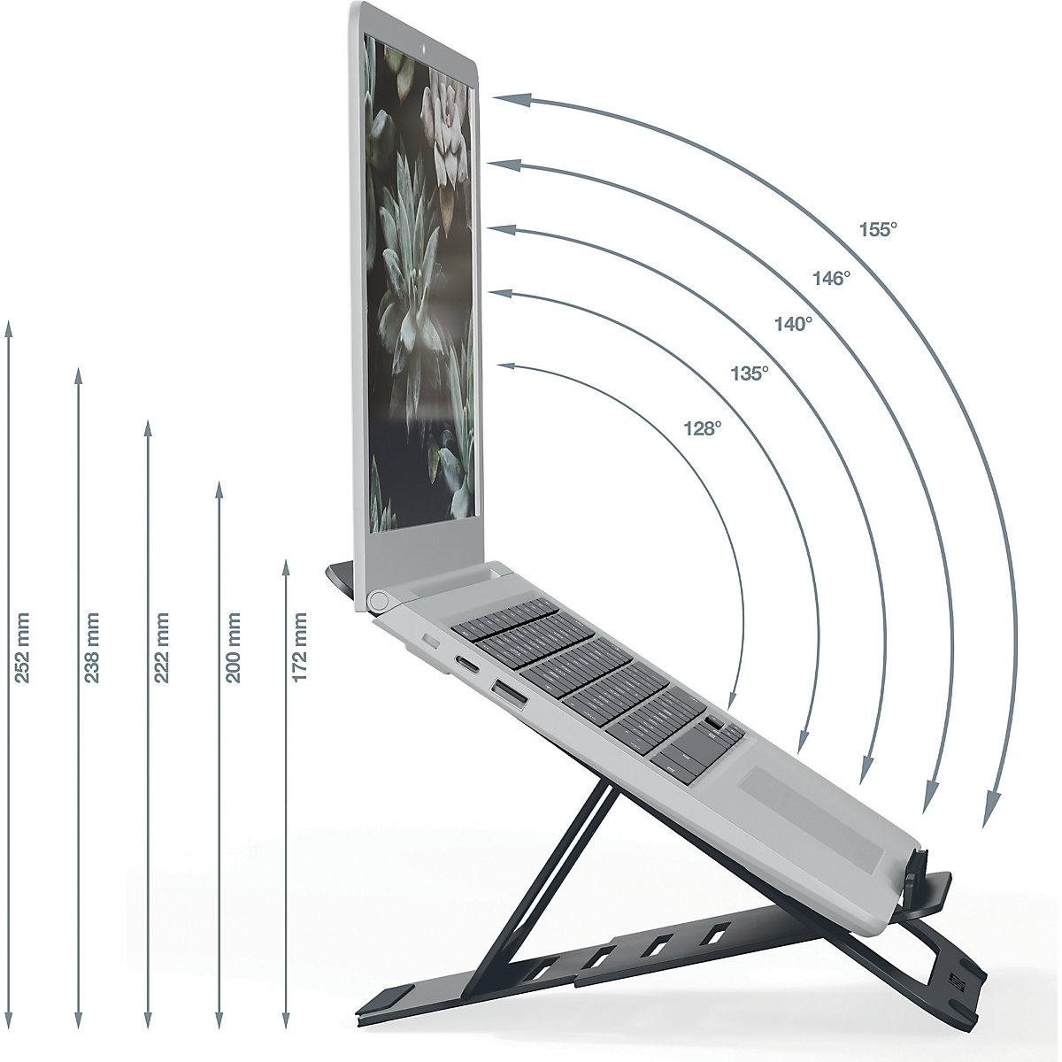 Aluminium-Laptopständer Leitz Ergo Leitz (Produktabbildung 4)-3