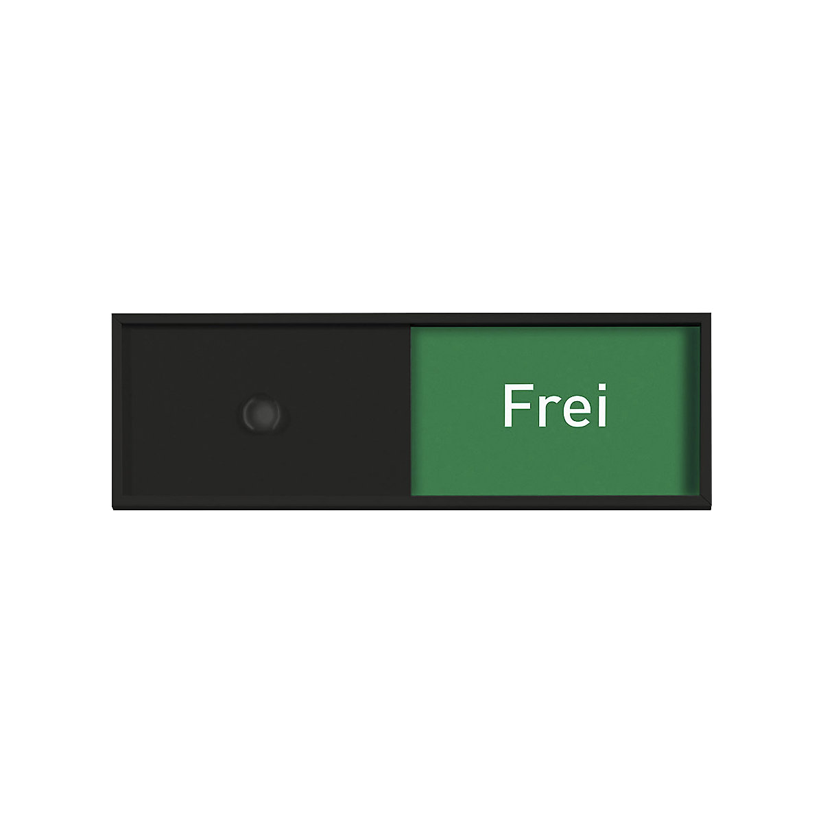 Frei-/Belegt-Anzeige, in 5 Sprachen, BxHxT 150,5 x 50,5 x 6 mm, schwarz-3